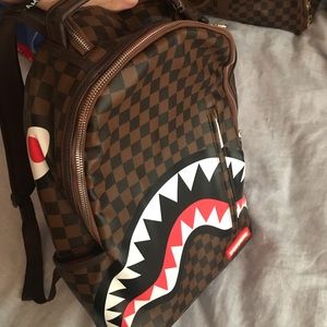 Sprayground sharks in Paris backpack